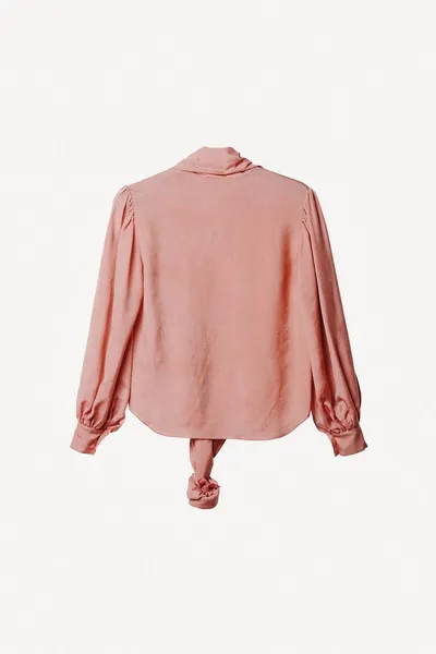 Блуза TIE BLOUSE WILLY CHAVARRIA X, Розовый — фото 4