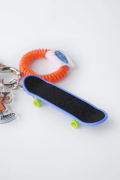 Брелок CHARM KEY RING, Чёрный — фото 3