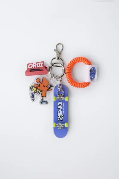 Брелок CHARM KEY RING, Чёрный — фото 4