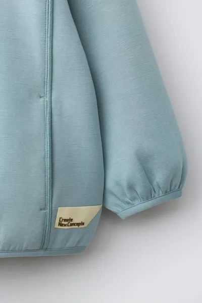 Свитер INTERLOCK LABEL, Светло-голубой — фото 5