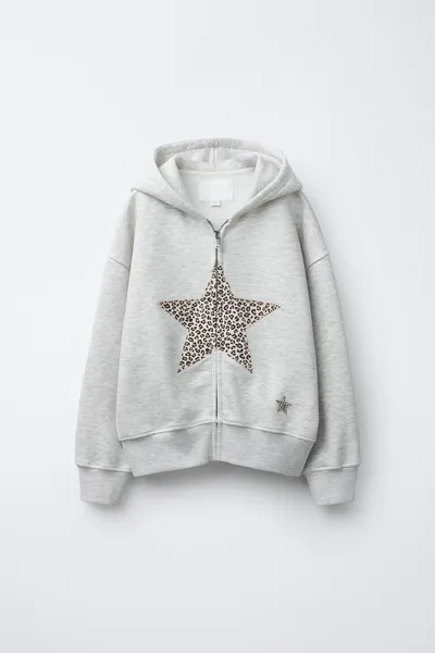 ANIMAL STAR ZIP-UP Худи, marl — фото 2