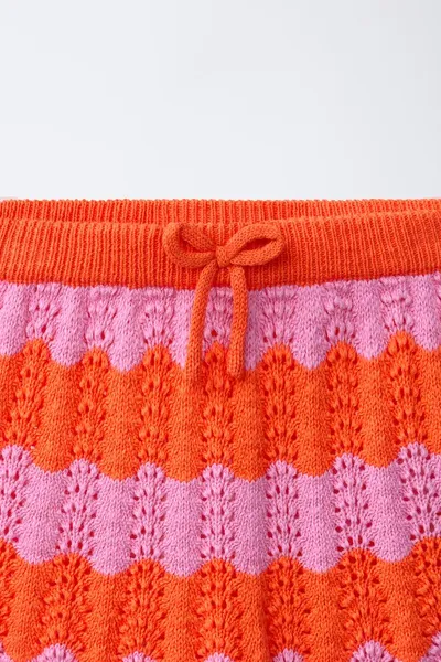 Вязаная юбка CROCHET, Neon — фото 5