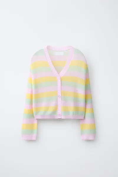 Вязаный кардиган KNIT CARDIGAN, Многоцветный — фото 2