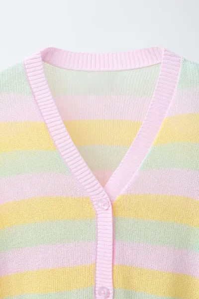 Вязаный кардиган KNIT CARDIGAN, Многоцветный — фото 4