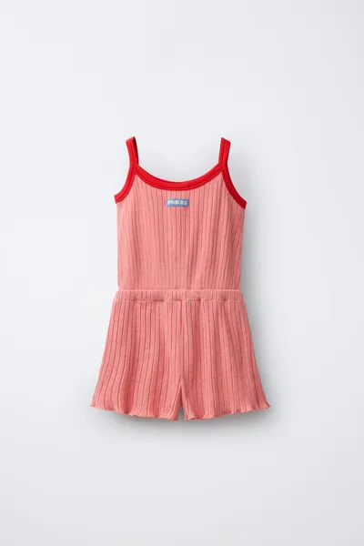 PUKAS SURF TEXTURED PLAYSUIT, Коралловый — фото 2