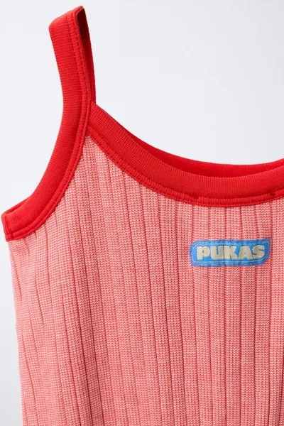 PUKAS SURF TEXTURED PLAYSUIT, Коралловый — фото 3