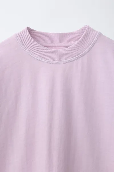 Футболка GARMENT DYE, Лёгкая LILAC — фото 8