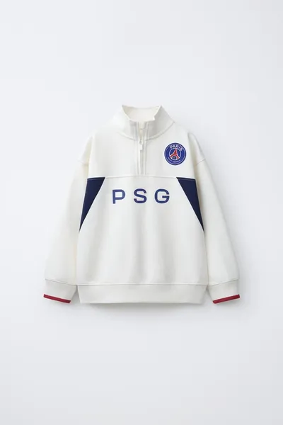 Свитер с логотипом PSG, Экрю — фото 2