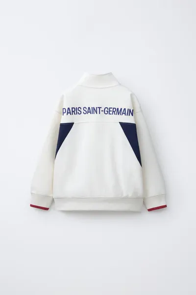 Свитер с логотипом PSG, Экрю — фото 3