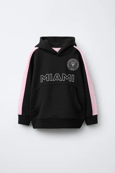 Худи INTER MIAMI CF MLS, Чёрный, 45 % хлопка — фото 2