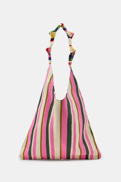 Сумка CANVAS BAG, Многоцветный, холщовый верх — фото 5