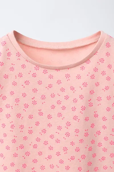 Футболка LACE PRINT, Розовый — фото 2