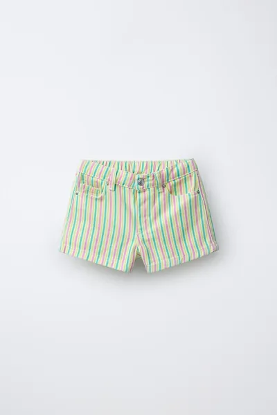 Бермуды MOM FIT TWILL, Жёлтый, твил — фото 2