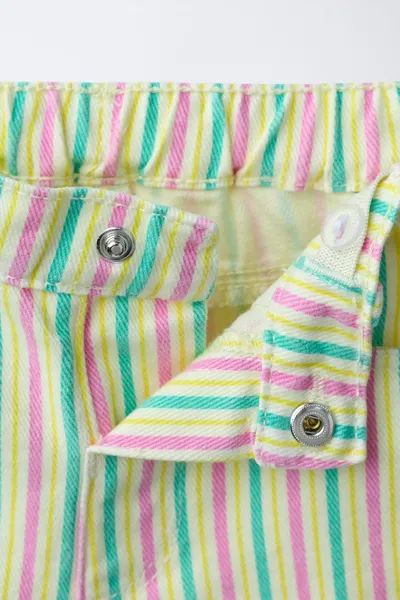 Бермуды MOM FIT TWILL, Жёлтый, твил — фото 4