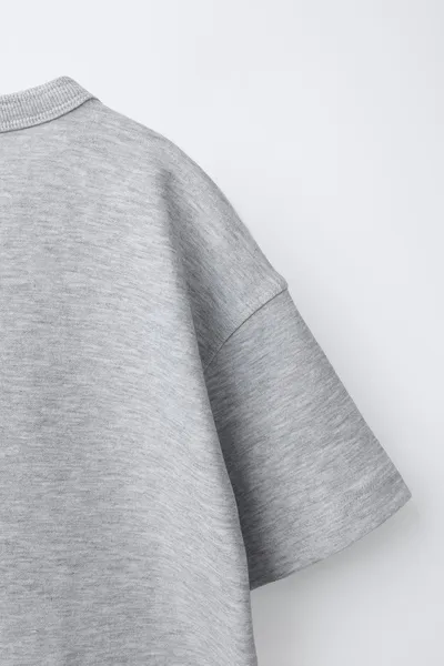 Футболка PLAIN INTERLOCK, GREY marl — фото 6
