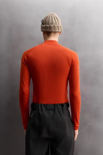 футболка с молнией zara красный