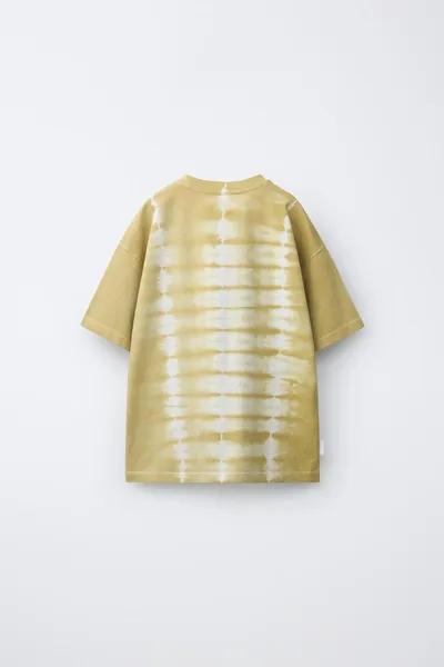 Футболка TIE-DYE, Mid-GREEN — фото 3