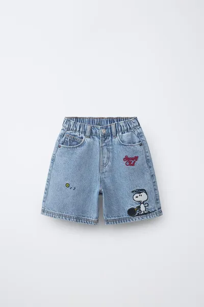SNOOPY PEANUTS™ бермудные шорты, Mid-BLUE — фото 2