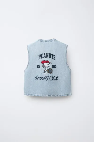 SNOOPY PEANUTS™ Жилет, Светло-голубой — фото 7