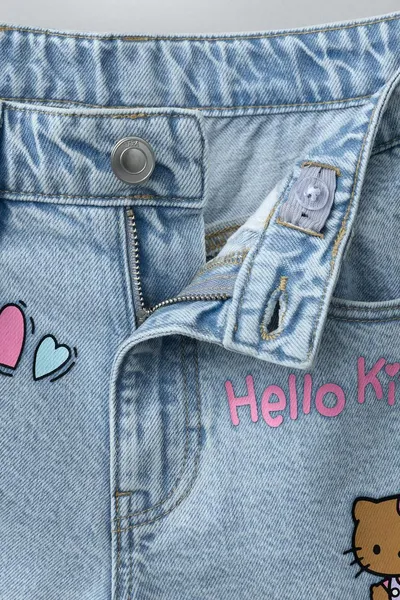 HELLO KITTY © SANRIO шорты Bermuda, Светло-голубой — фото 3