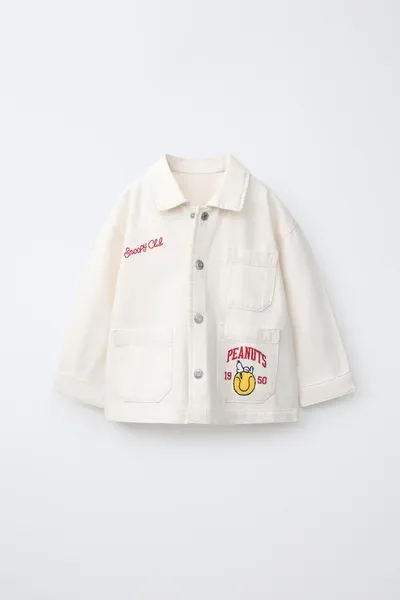 Рубашка SNOOPY PEANUTS™ TWILL, Экрю — фото 2