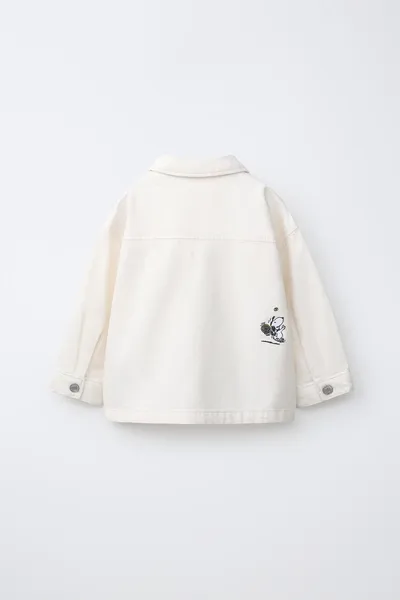 Рубашка SNOOPY PEANUTS™ TWILL, Экрю — фото 3