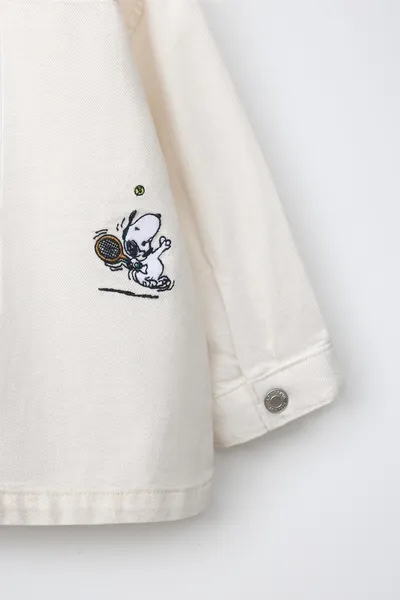 Рубашка SNOOPY PEANUTS™ TWILL, Экрю — фото 5