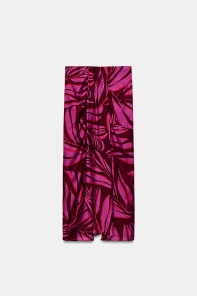ПАЛЬМА PRINT ПАРЕО, Фуксия — фото 6