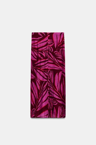 ПАЛЬМА PRINT ПАРЕО, Фуксия — фото 7