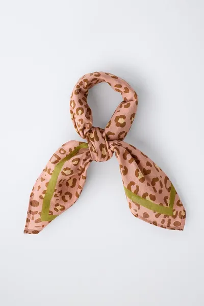 Бандана ANIMAL PRINT, Коричневый — фото 4