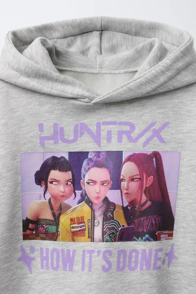 Худи NETFLIX © PRINTED, marl, 61 % хлопок — фото 6