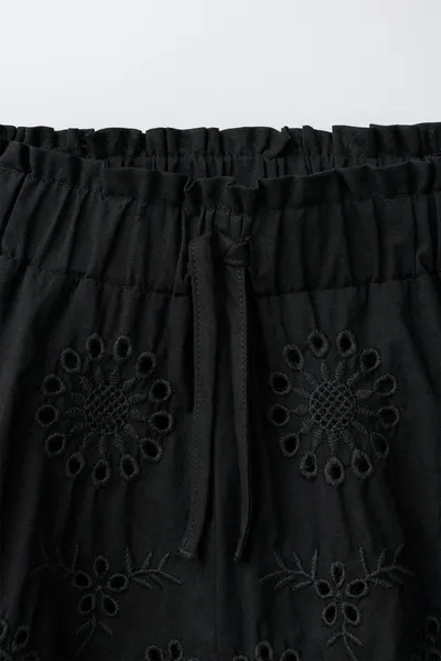 Бермуды SWISS EMBROIDERY, Чёрный — фото 3
