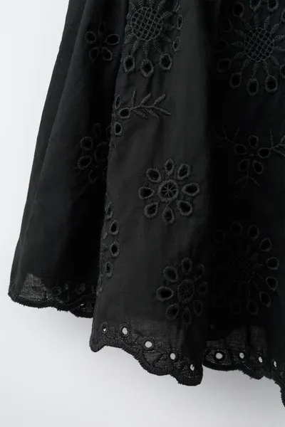 Бермуды SWISS EMBROIDERY, Чёрный — фото 4