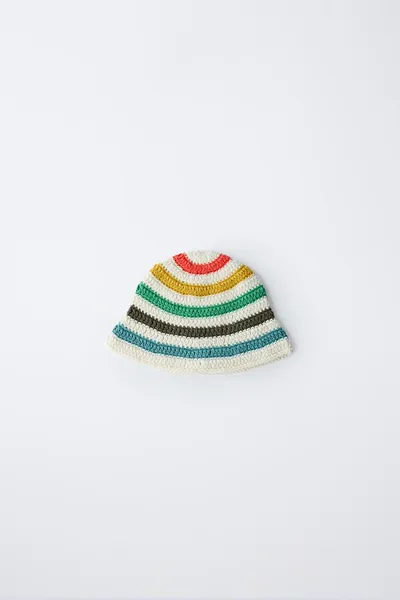 Вязаная шляпа CROCHET HAT, Многоцветная — фото 2