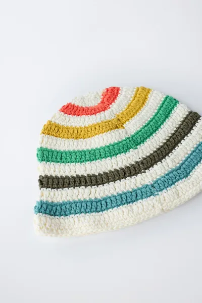 Вязаная шляпа CROCHET HAT, Многоцветная — фото 4
