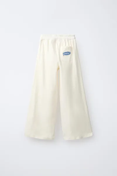 Брюки PUKAS SURF WIDE-LEG, Экрю — фото 2