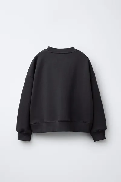 Свитер DOG PRINT, ANTHRACITE GREY, 80 % хлопка — фото 3