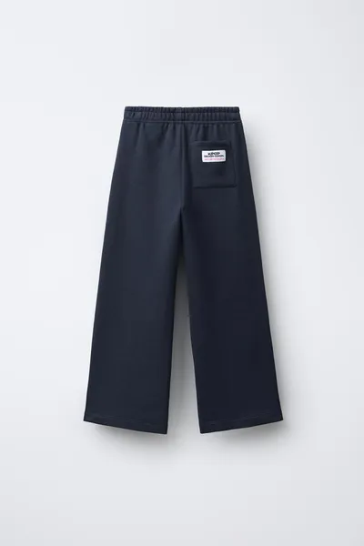 Брюки NETFLIX™ WIDE-LEG FLEECE, ANTHRACITE GREY, 63% хлопок — фото 3