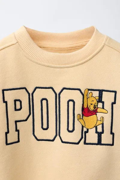 Свитер с вышивкой WINNIE THE POOH ©, Мид-, хлопок — фото 4