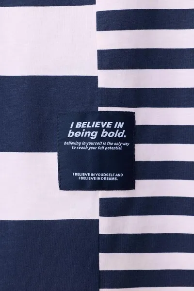 Футболка SLOGAN, NAVY / WHITE — фото 4