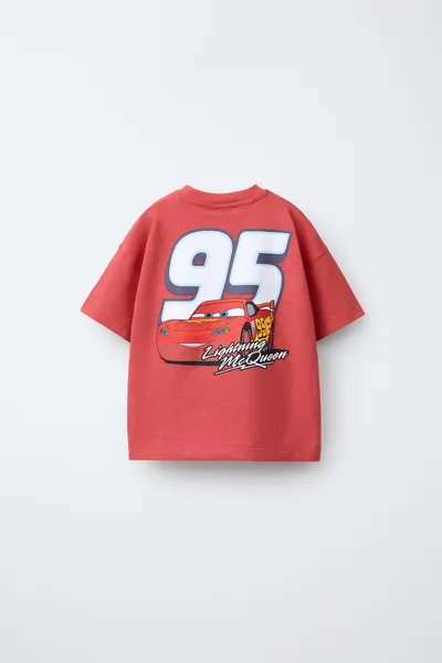 Футболка CARS LIGHTNING MCQUEEN © с принтом, Красный — фото 3