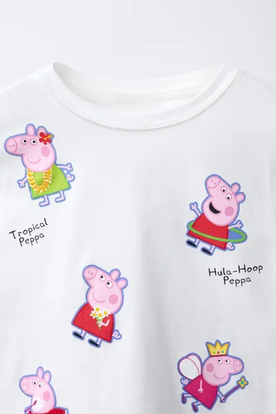Набор: футболка PEPPA PIG™ и велолегинсы, Синий — фото 3