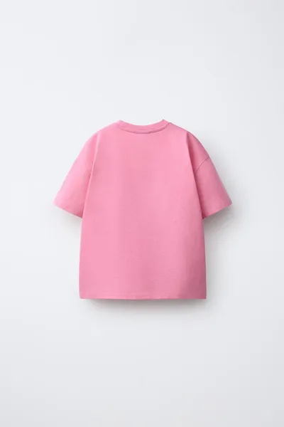 SISSEL EDELBO X KIDS HEART & EMBROIDERY футболка, Розовый — фото 4