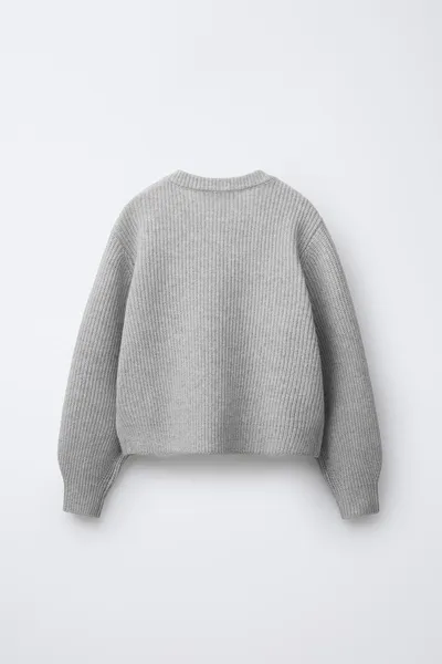 Вязаный свитер PURL, Pearl GREY — фото 3