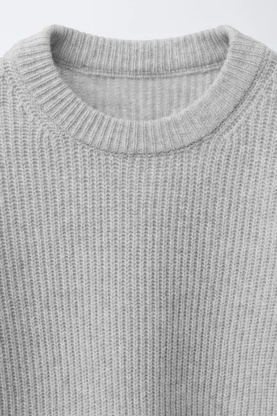 Вязаный свитер PURL, Pearl GREY — фото 4