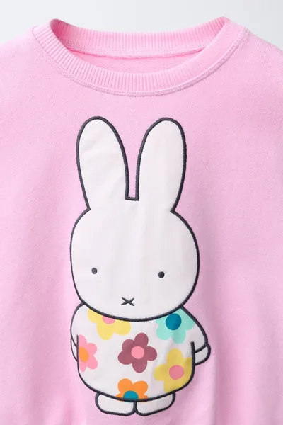 Свитер MIFFY™ MERCIS BV © с принтом, Розовый — фото 4