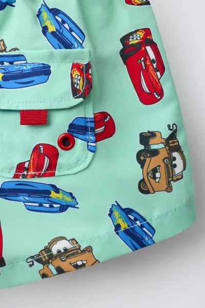 Шорты-бермуды для плавания 2–6 лет CARS LIGHTNING MCQUEEN ©, Зелёный — фото 4
