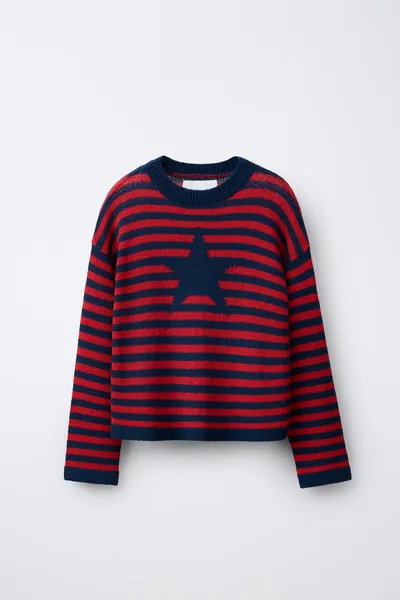 STAR KNIT Джемпер, Полоски — фото 2