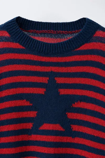 STAR KNIT Джемпер, Полоски — фото 4