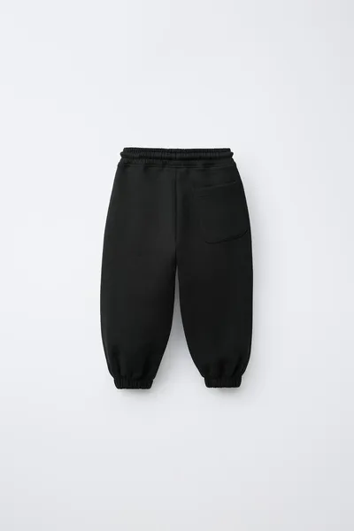 Брюки INTERLOCK JOGGERS, Чёрный — фото 4
